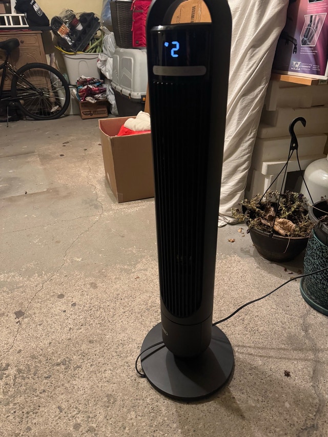 Tower Fan Black