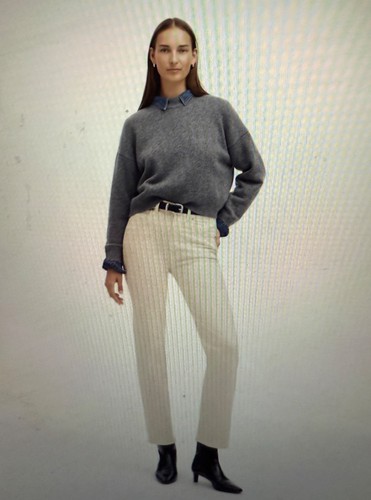 Madewell '90s Straight Jean Vintage Canvas 27 NWT cream