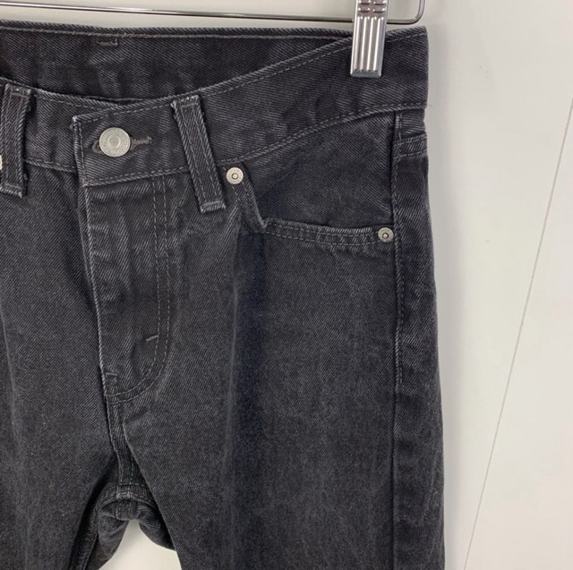 Levi's 505 Regular-Fit Straight Leg Black Jeans W28 - photo 4