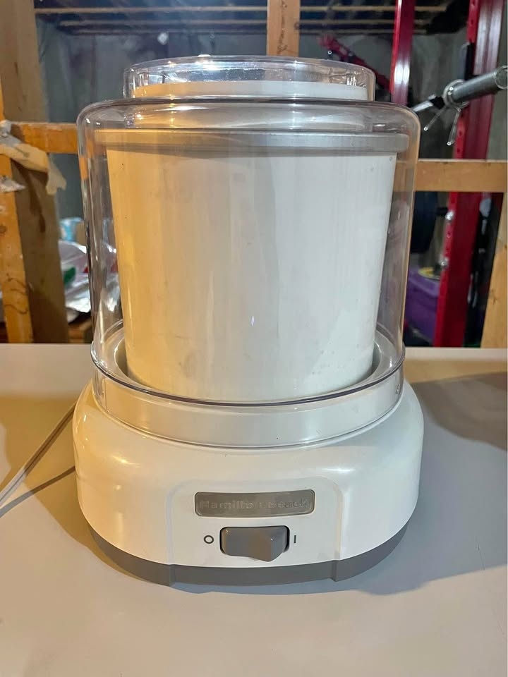 Hamilton beach ice cream maker