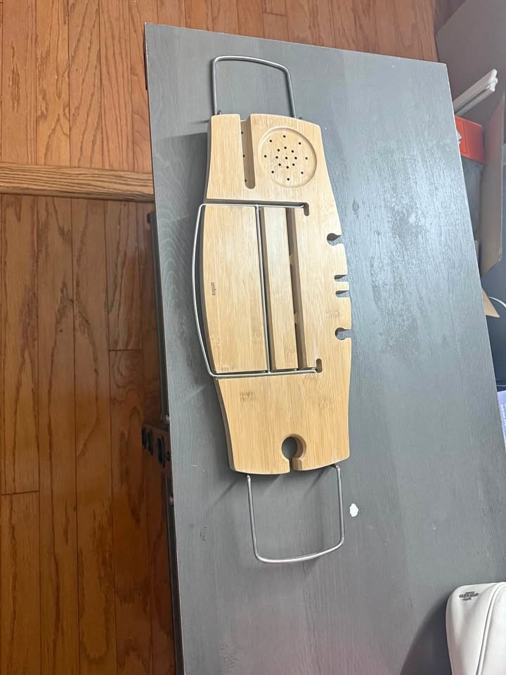 Umbra Bamboo Bathtub Caddy / Bath Tray