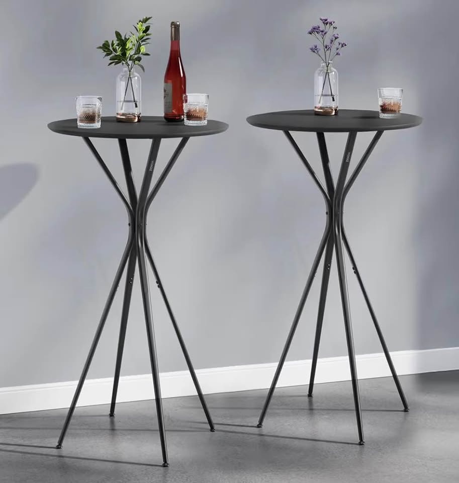 VASAGLE Bar Table – Round Cocktail / High Pub Table (New in Box) - photo 2