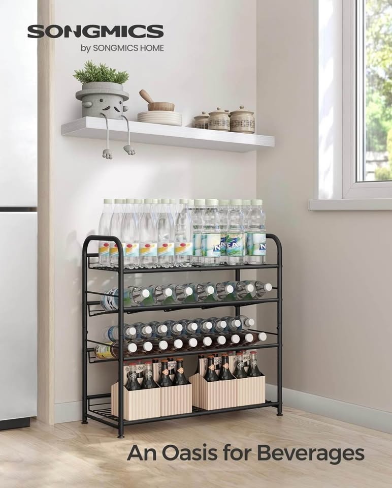 SONGMICS Stackable Shoe Rack – 4-Tier | New - photo 4