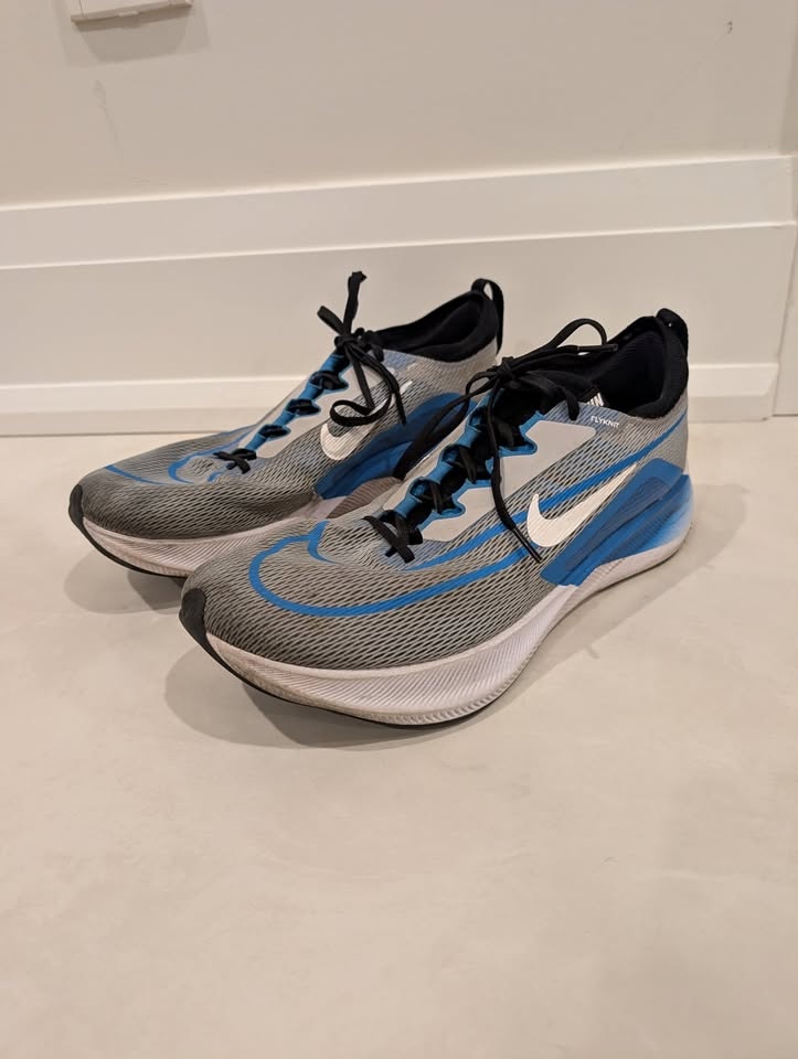 Nike Zoom Fly 4 Wolf Grey Photo Blue Mens Size 12