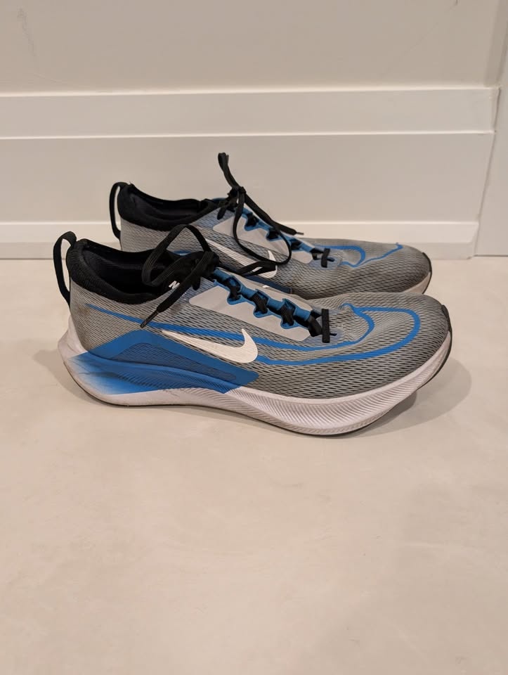 Nike Zoom Fly 4 Wolf Grey Photo Blue Mens Size 12 - photo 3