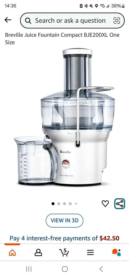 Breville Juice Fountain Compact BJE200XL