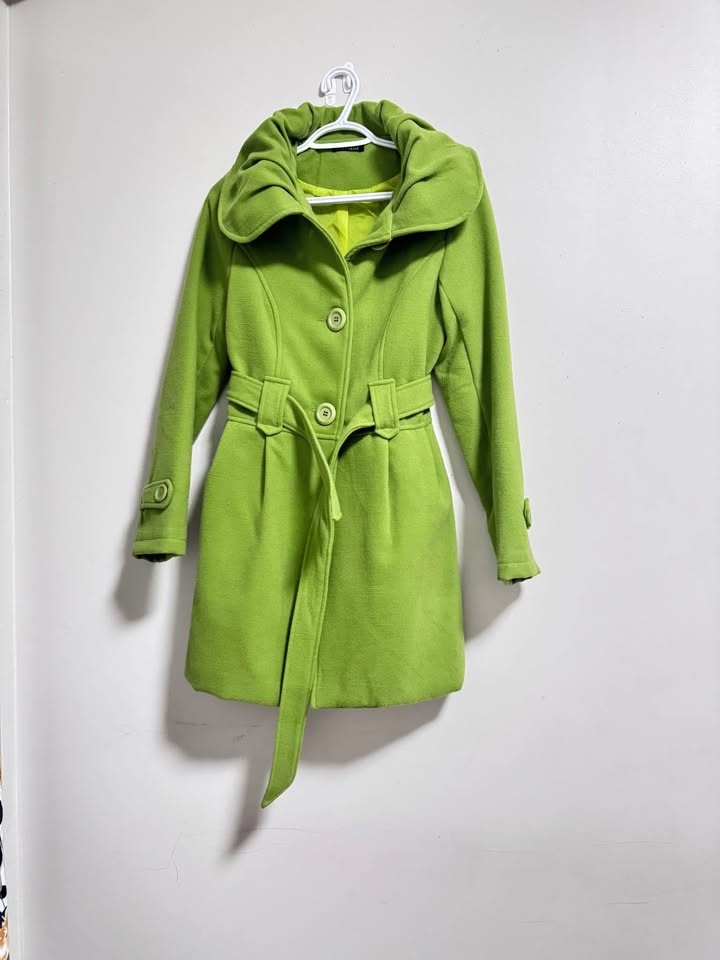 Arielle Women Coat Jacket Medium- Forest Green - photo 3