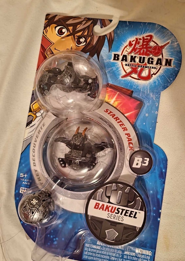 Bakugan B3 Bakusteel RARE Sealed Pack