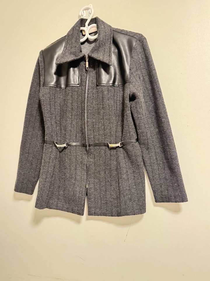 Farouche Women Jacket with leather patches - photo 2