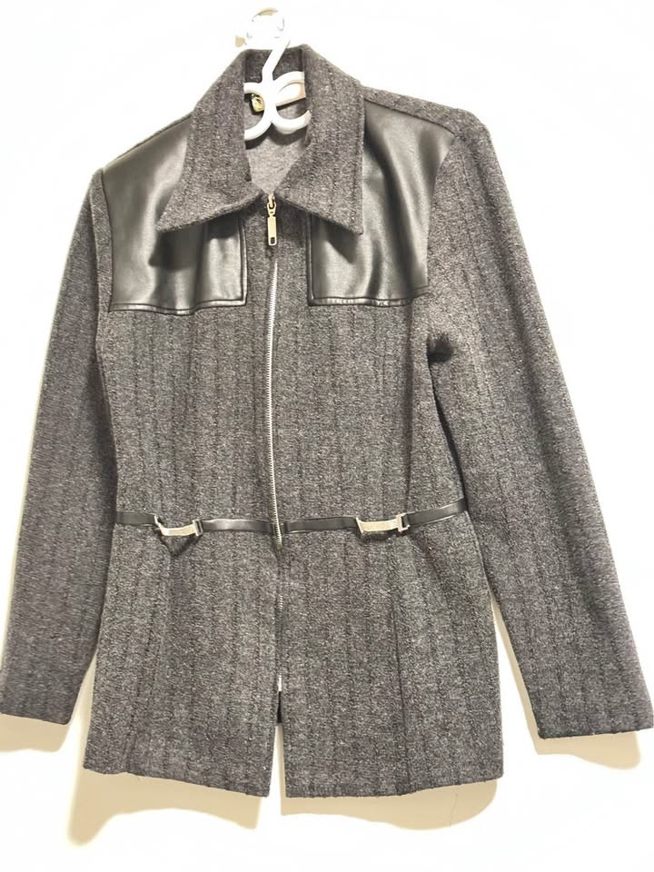 Farouche Women Jacket with leather patches - photo 3