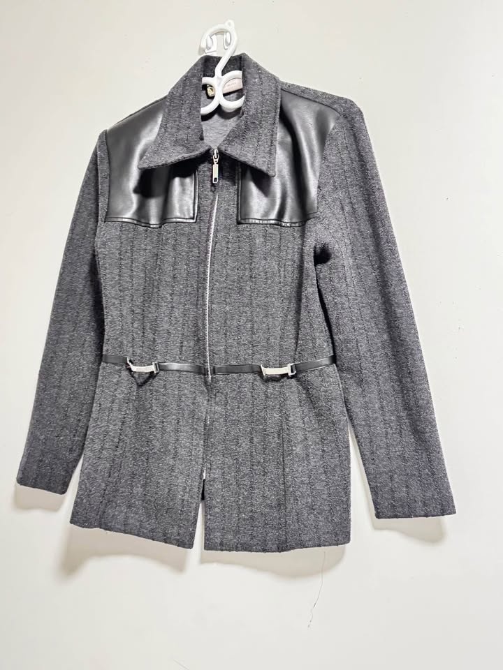 Farouche Women Jacket with leather patches - photo 4