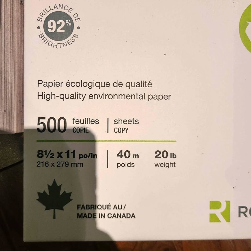 Printer paper