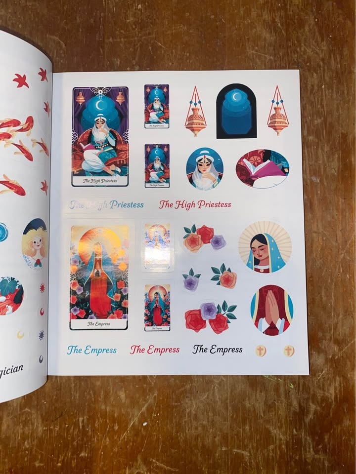 Tarot of the Divine sticker book - photo 3