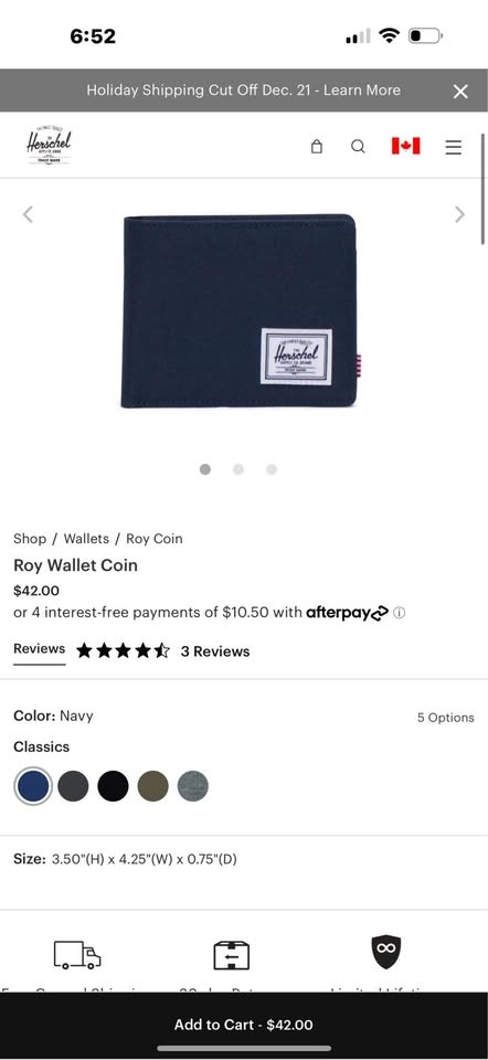 Herschel RFID Blocking Wallet (Brand New) - photo 5