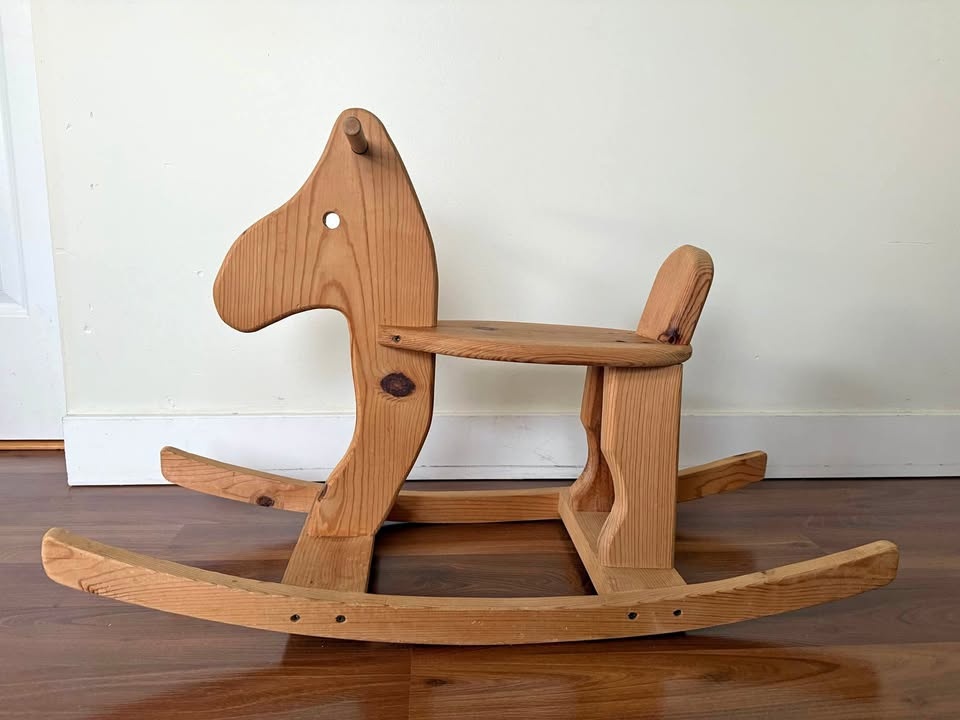 Handmade classic rocking horse