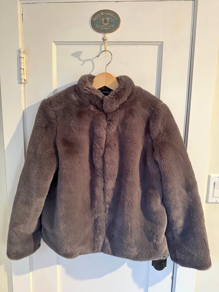 Brand new vegan fur jacket