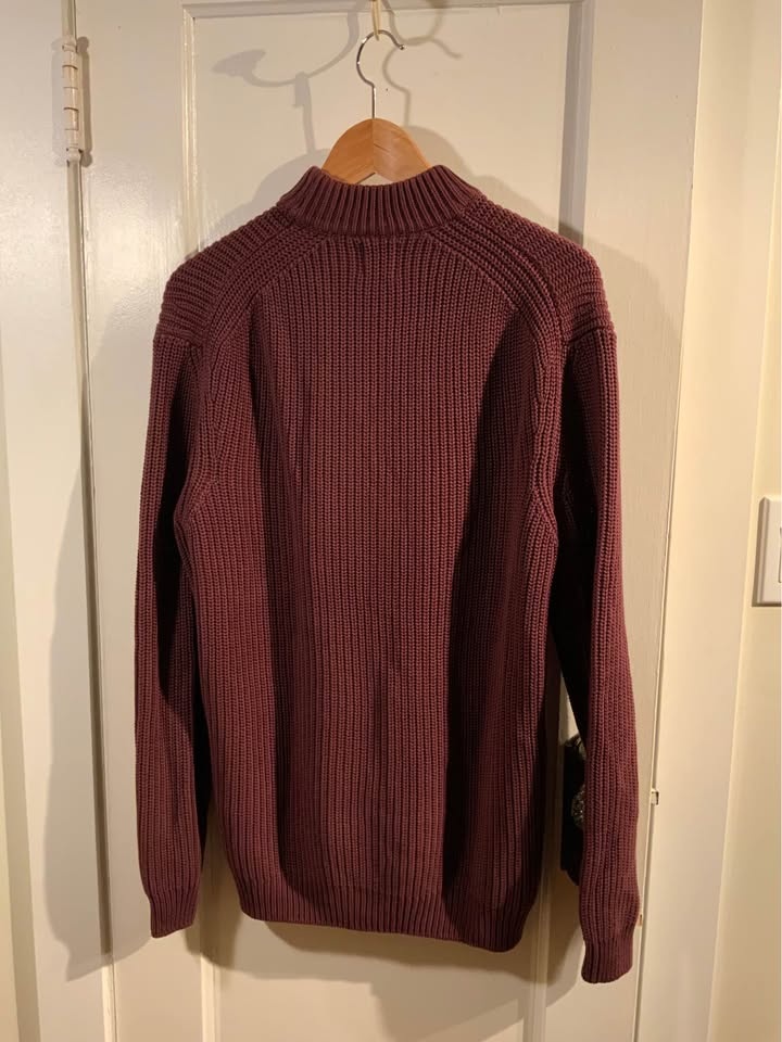 Burgundy Zara Mock Neck - photo 2