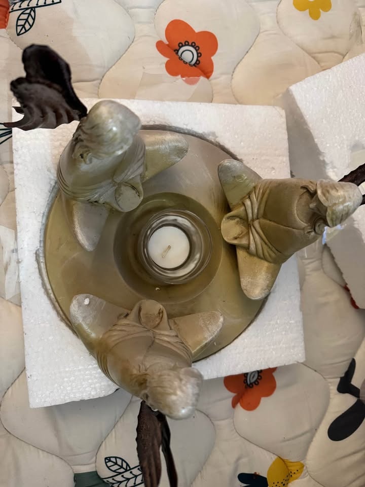 Circle of friends/angels candle holder - photo 2