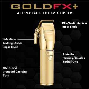 New BaBylissPRO FX+ Gold Hair Clippers - New Open Box - photo 2