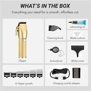 New BaBylissPRO FX+ Gold Hair Clippers - New Open Box - photo 3