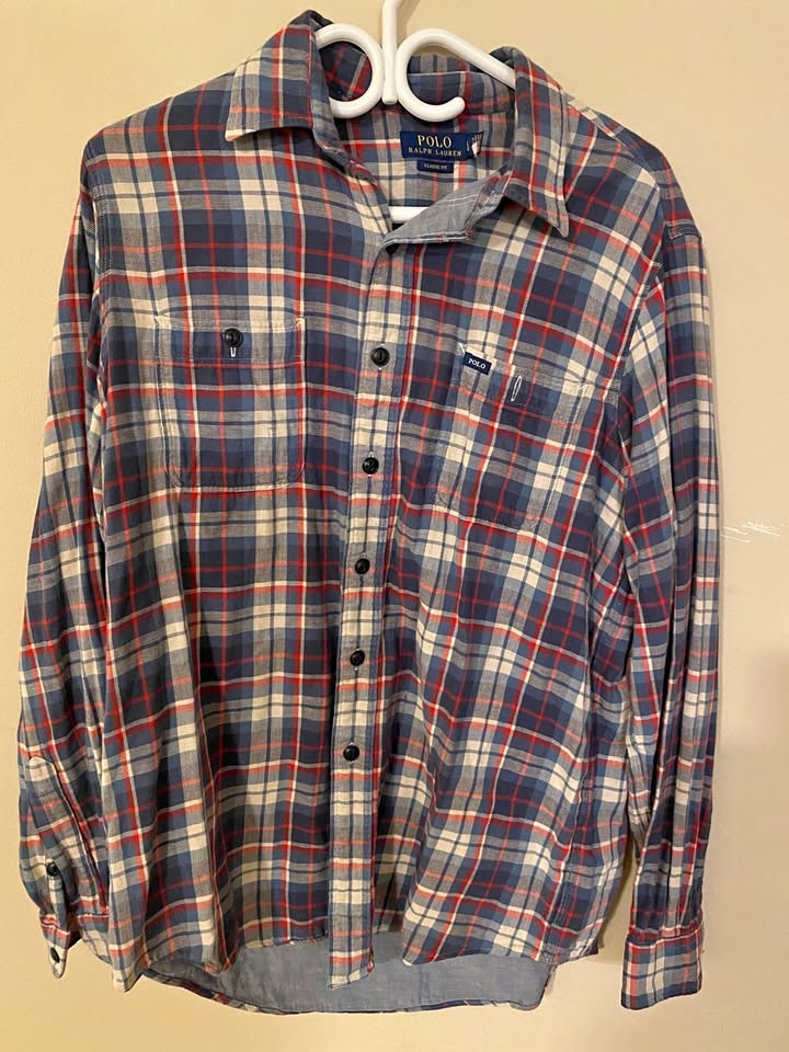 Polo Ralph Lauren Plaid Button-Up - Men’s Large