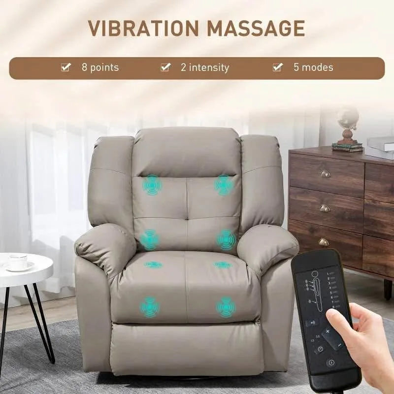 8-Point Vibration Massage Recliner Chair thumbnail