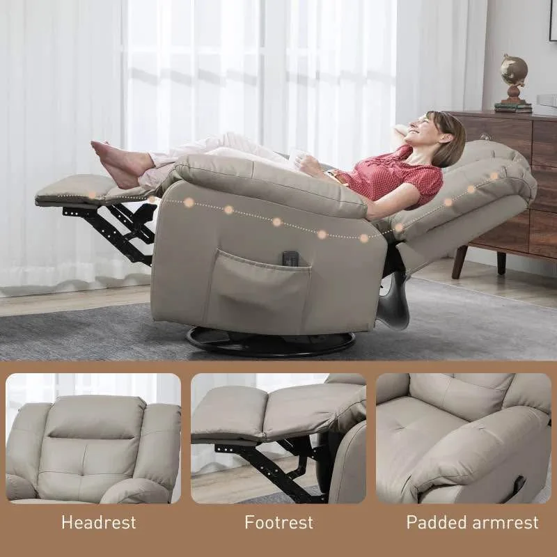 8-Point Vibration Massage Recliner Chair image indicator(4)