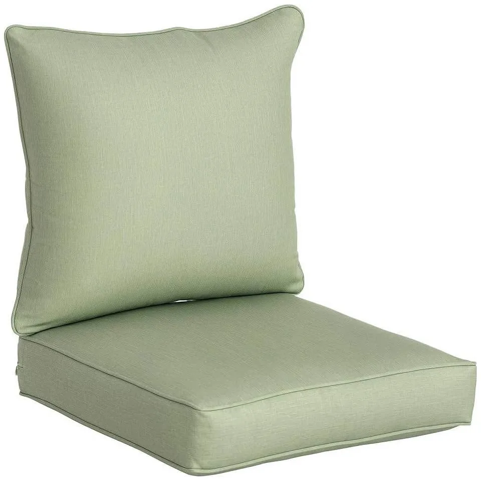 Thick Patio Chair Cushions - Light Green Deep Seat image indicator(2)