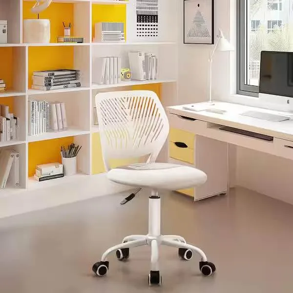 Carnation Fabric Ergonomic Swivel Task Chair image indicator(7)