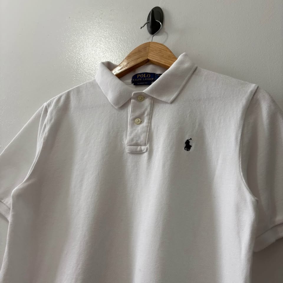 RALPH LAUREN WHITE POLO SHIRT - photo 2
