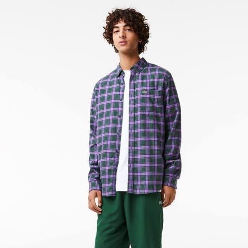 LACOSTE PURPLE GREEN LONGSLEEVE - photo 2
