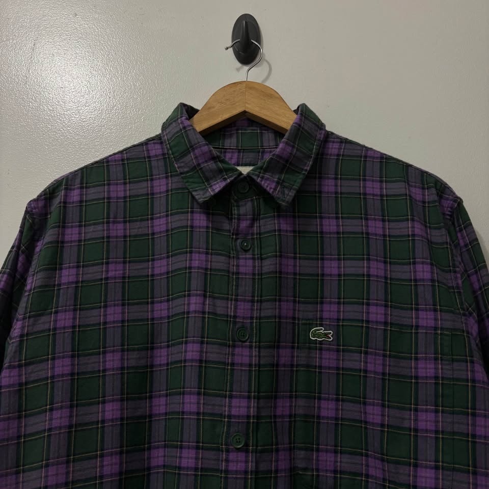 LACOSTE PURPLE GREEN LONGSLEEVE - photo 5
