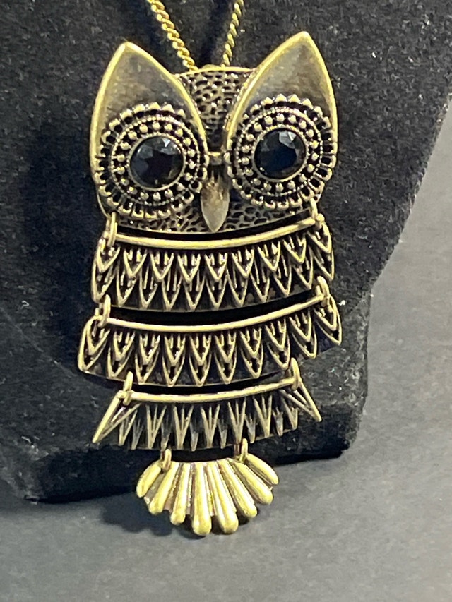 Mom and daughter Owl Necklace - photo 2