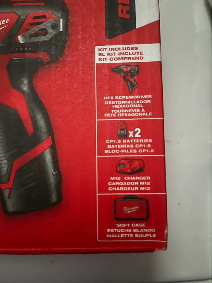 Milwaukee M12 1/4" Hex screwdriver Kit - photo 2