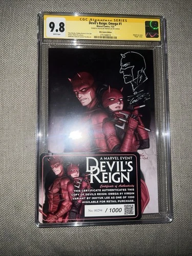 Devils reign omega one CGC 9.8 KRS comics