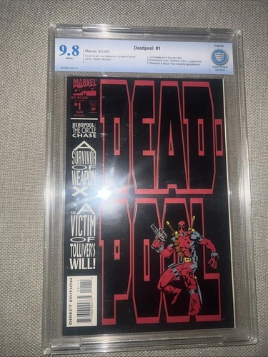 DEADPOOL 1 (1993) CBCS9.8 NM/MT 1ST SOLO DEADPOOL