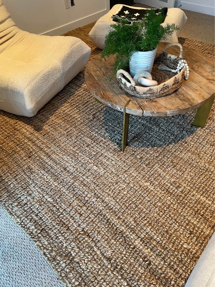 Huge Safavieh Natural Jute Rug — 9′×9′ Square — Coastal/Boho Sty - photo 3