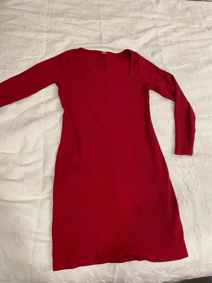 Cherry Red Sweater Dress - photo 2