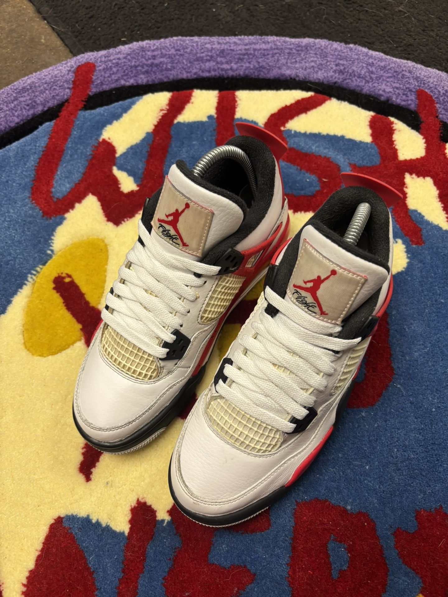 Air Jordan 4 Red Cement GS - photo 2