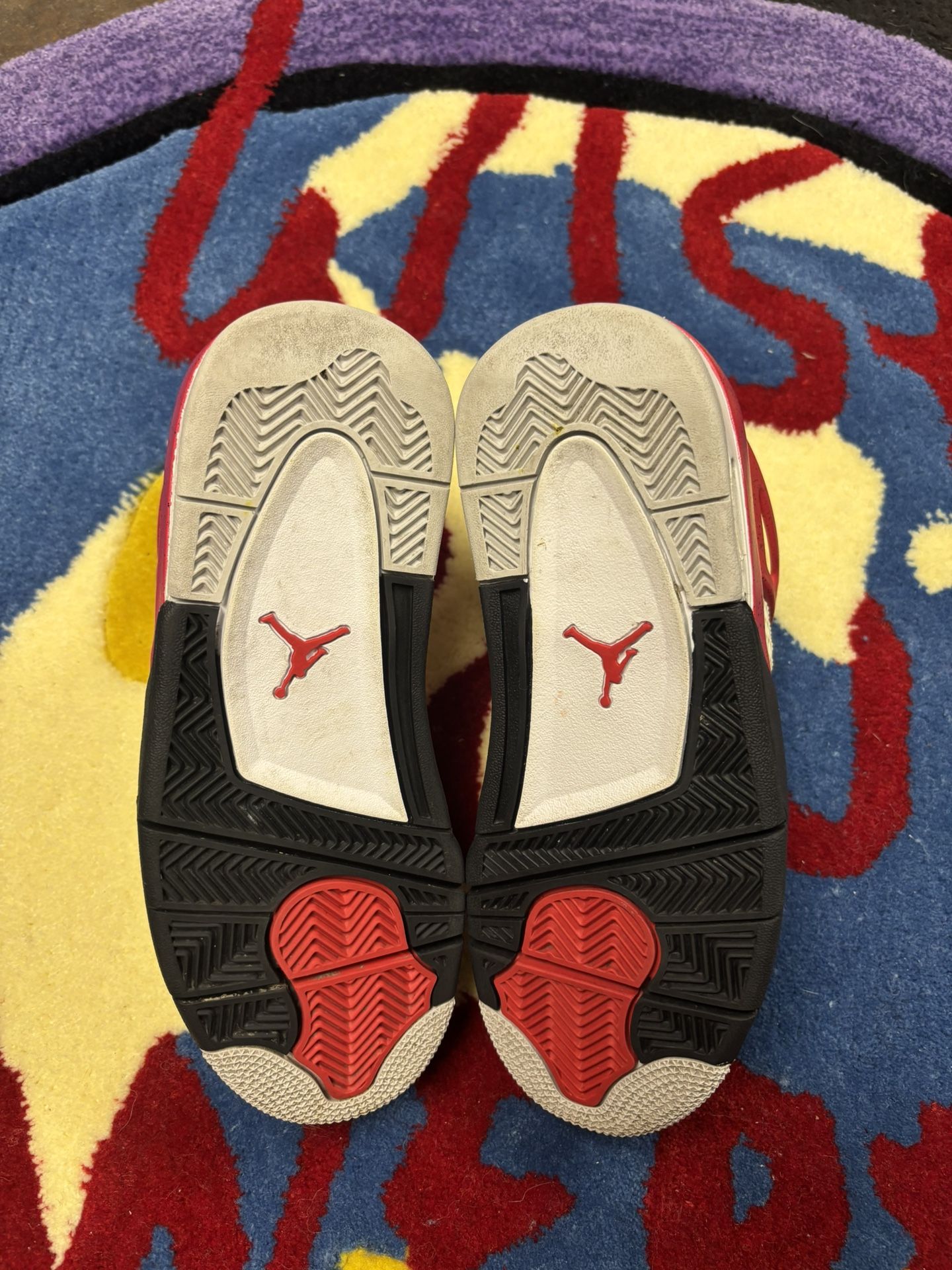 Air Jordan 4 Red Cement GS - photo 3