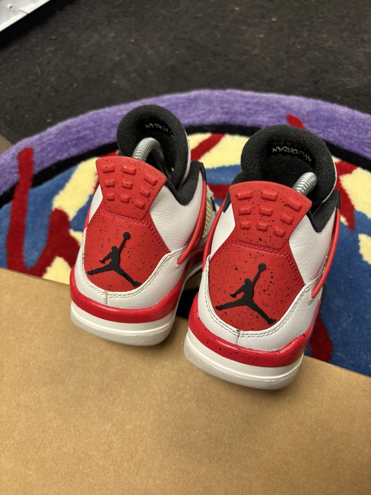 Air Jordan 4 Red Cement GS - photo 4