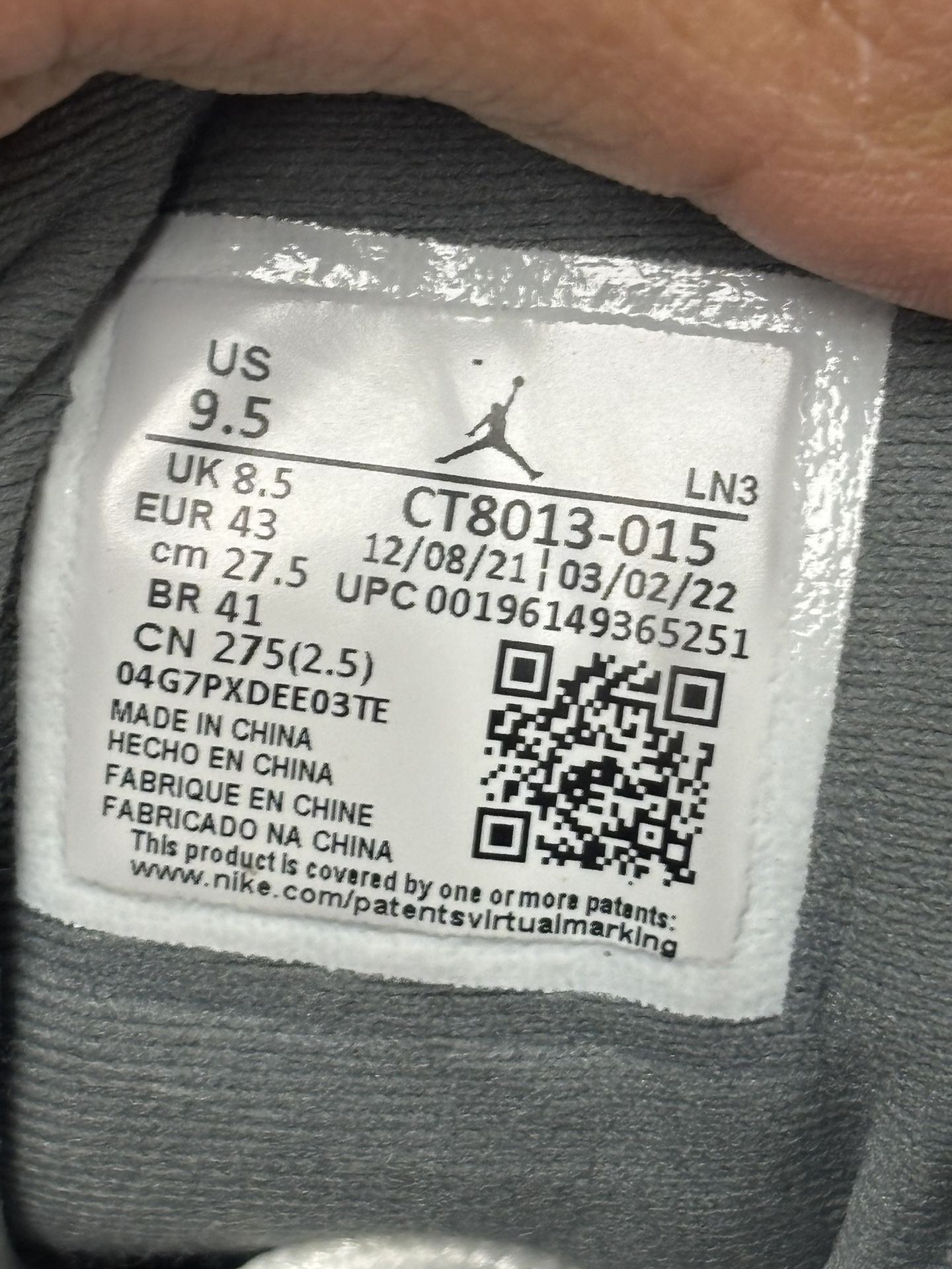 Air Jordan 12 Stealth - photo 5