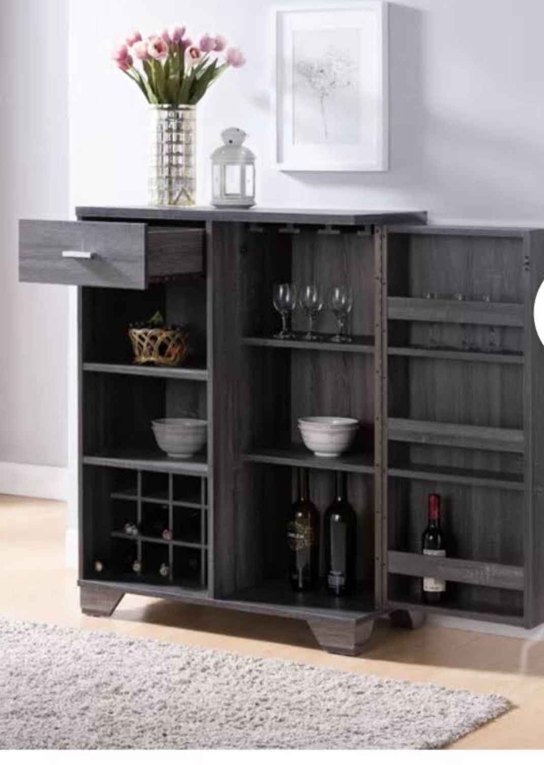 Mini Bar Color Distressed Gray - photo 2