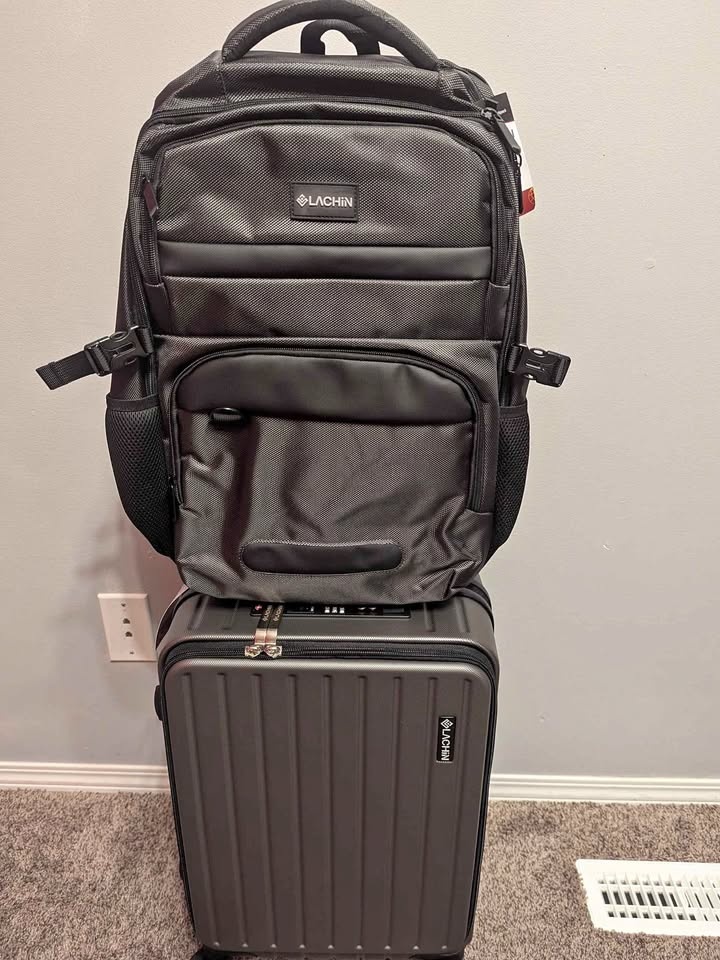 ✈️ (NEW) CARRY-ON + BACKPACK MATCHING SET!