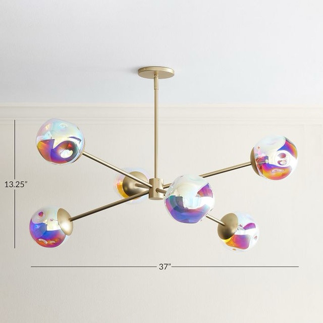 Iridescent Globe Chandelier (37") - photo 4