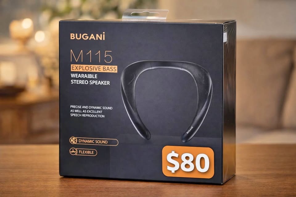 Brand New BUGANI M115 Wearable Bluetooth Speaker