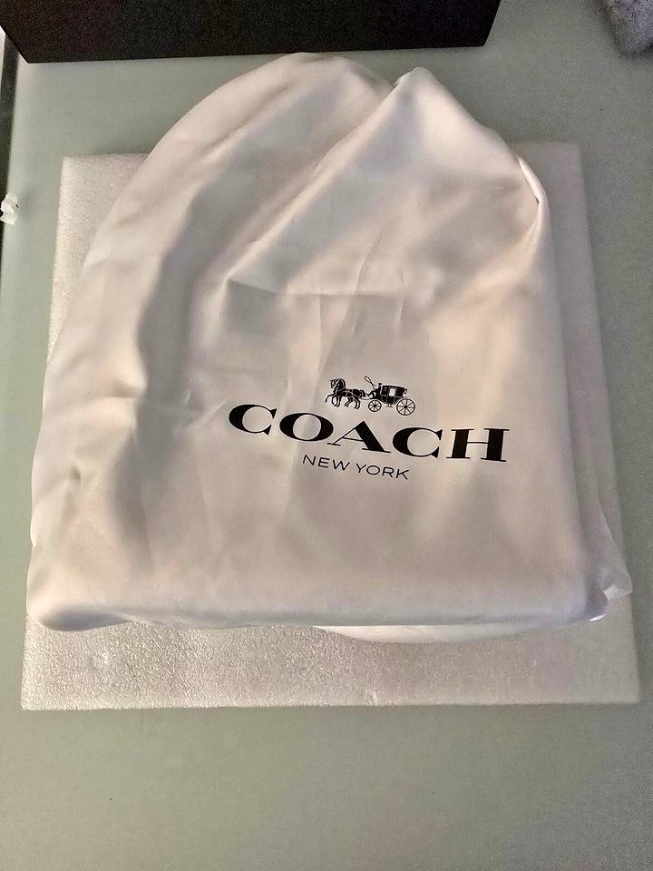 Coach Field Tote 22 Horse & Carriage Amazon Green