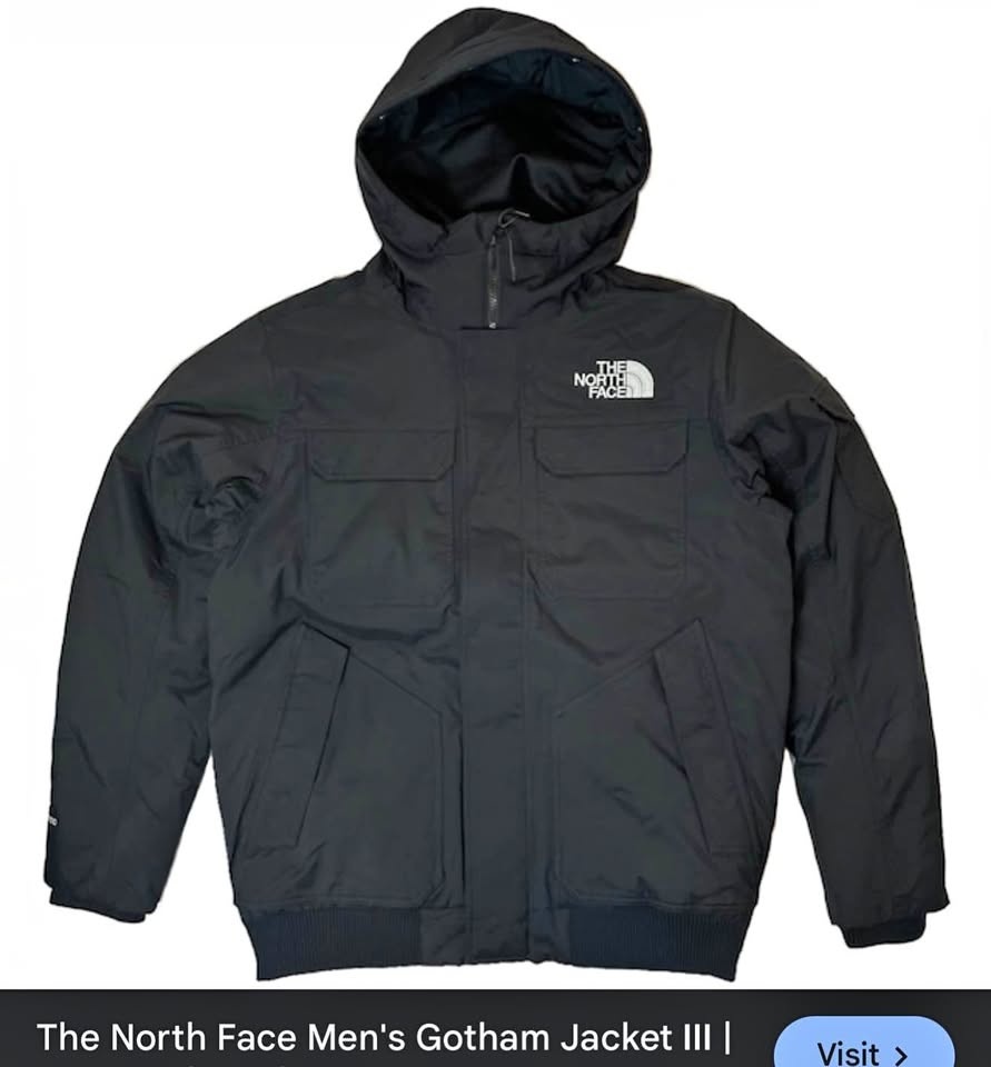 The North Face Gotham III Down Insulated Jacket, Men's Small No