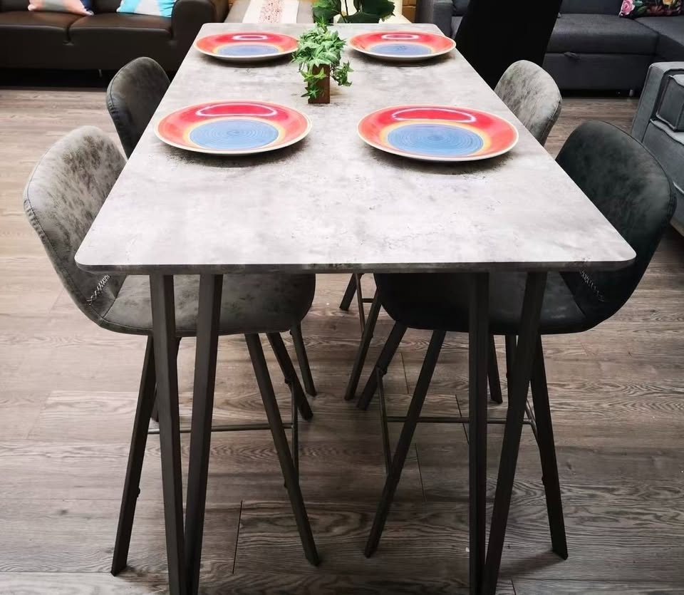 Ashley Concrete Bar Table - 55 x 28 x 36