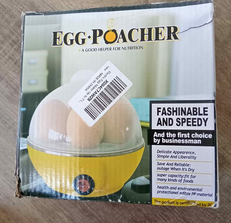 New Tasty Mini Rapid Egg Cooker, 7-Egg Capacity